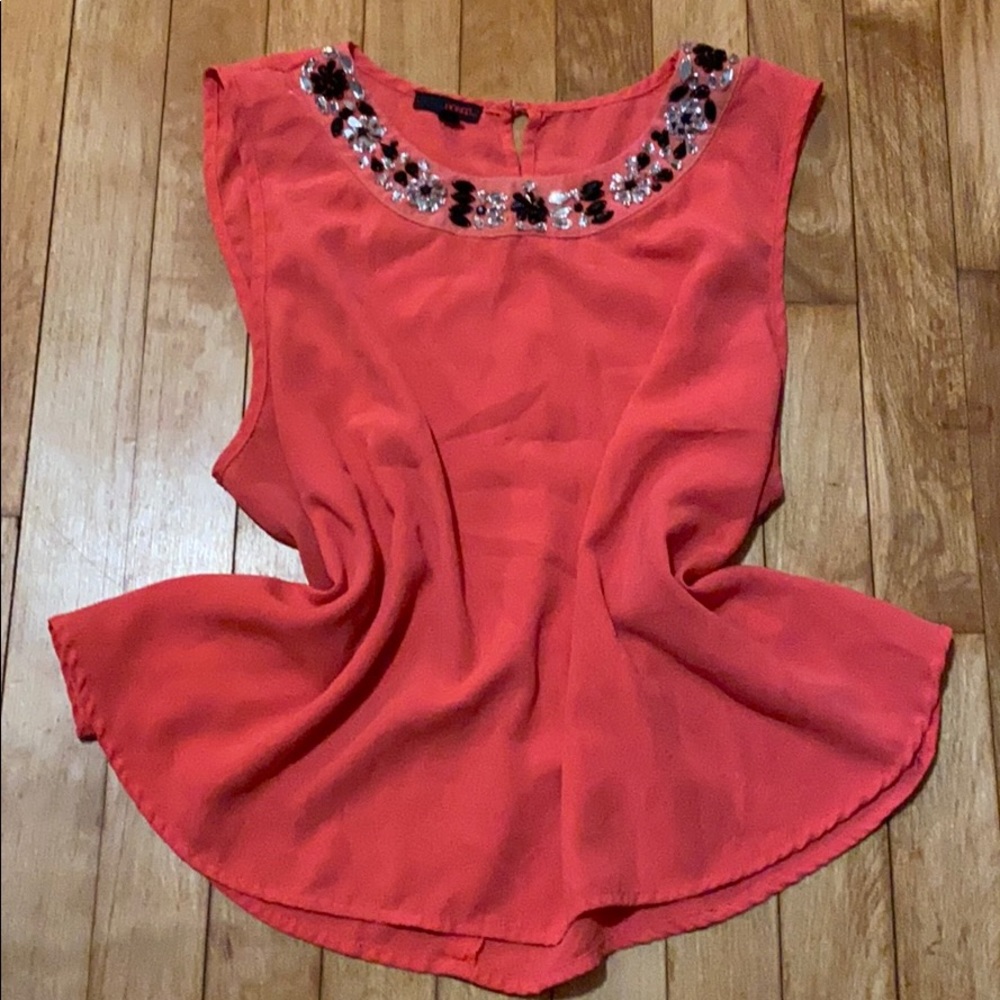 Woman’s, Bongo Blouse with beaded neckline